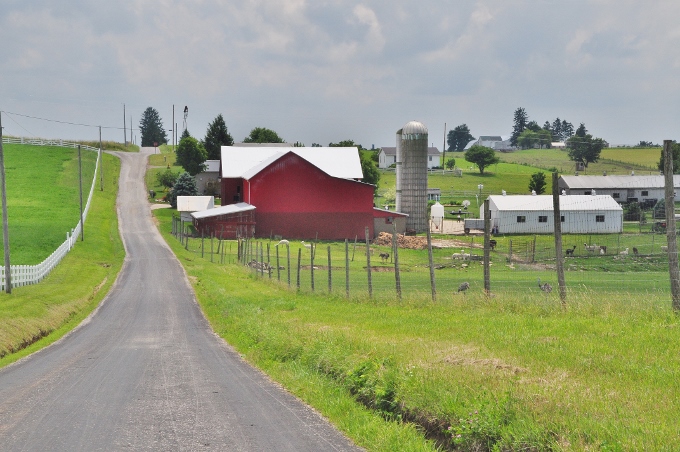 Ohio Amish farmland